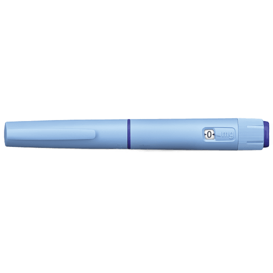 Saxenda style unbranded injection pen